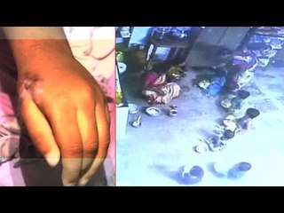 Shocking footage of children being hit with hot spoon