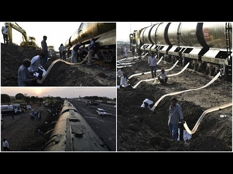 Train carrying five lakh litres water reaches drought-hit Latur
