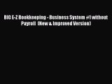 READbook BIG E-Z Bookkeeping - Business System #1 without Payroll  (New & Improved Version)