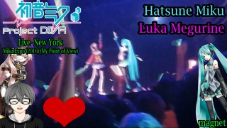 Hatsune Miku EXPO 2016 Concert- New York- Hatsune Miku & Luka Megurine- magnet (My Point of View)