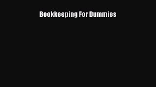 Free[PDF]Downlaod Bookkeeping For Dummies FREE BOOOK ONLINE