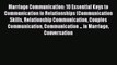 [Read] Marriage Communication: 10 Essential Keys to Communication in Relationships (Communication
