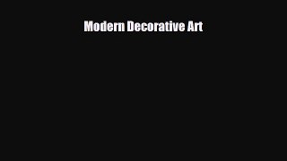 [PDF] Modern Decorative Art Download Full Ebook