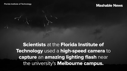 Super slow-motion video of lightning reveals hidden parts of each bolt