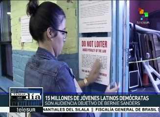 Download Video: EEUU: insta Sanders a votar en el último supermartes de primarias