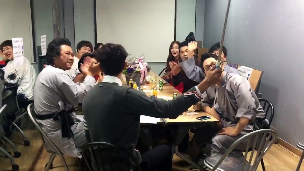 [CNB]_20151013_'Clenched fist Shaolin' press con. waiting room making-JungShin