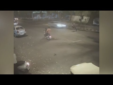 Watch a Speeding Mercedes Kills a 32Yr Old in Delhi || Victim Flew 15ft in Air