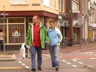 Ik en Aileen in leeuwarden, mensen stomme dingen noemen.