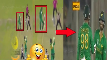 Dangerous Shot By Sharjeel Khan Hurting Ahmed Shehzad