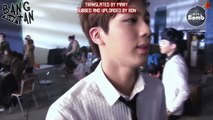 [ENG] 160607 Special BANGTAN BOMB 6: Jin's practice before the shooting