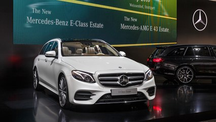 Mercedes-Benz E-Class Estate & AMG E 43 T model | World Premiere | 2016 | ATMO | No VOICE | Car