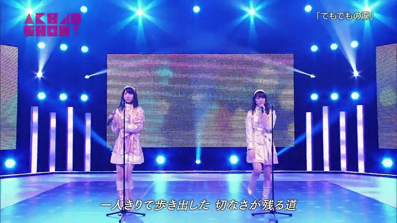Kashiwagi Yuki x Kato Rena - Temodemo no Namida  AKB48SHOW Ep112 (2016.05.07).