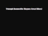 Download Triumph Bonneville (Haynes Great Bikes) PDF Free