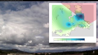 Heavy Rain over the Saanich Peninsula 2015-07-26