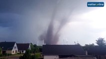 Double tornade en Allemagne dans le Schleswig-Holstein