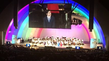 'She's In Love' Joshua Colley Little Mermaid at the Hollywood Bowl 2016 Concert Live