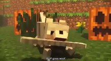 what does the squid say minecraft song