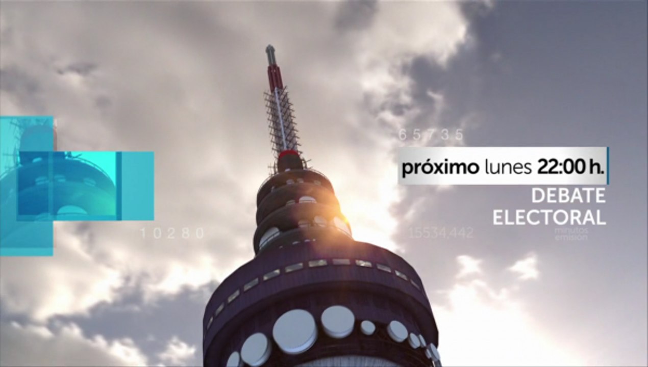 tve - debate electoral - próximo lunes 2200 h.