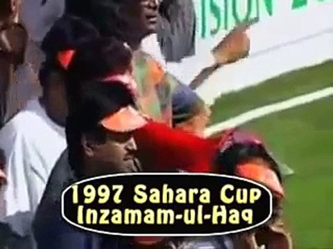 Inzamam Ul Haq Teaches lesson to Indian Spectators