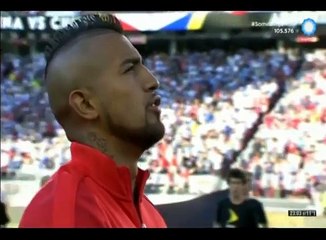 Pitbull se cuela en el himno de Chile durante la Copa América