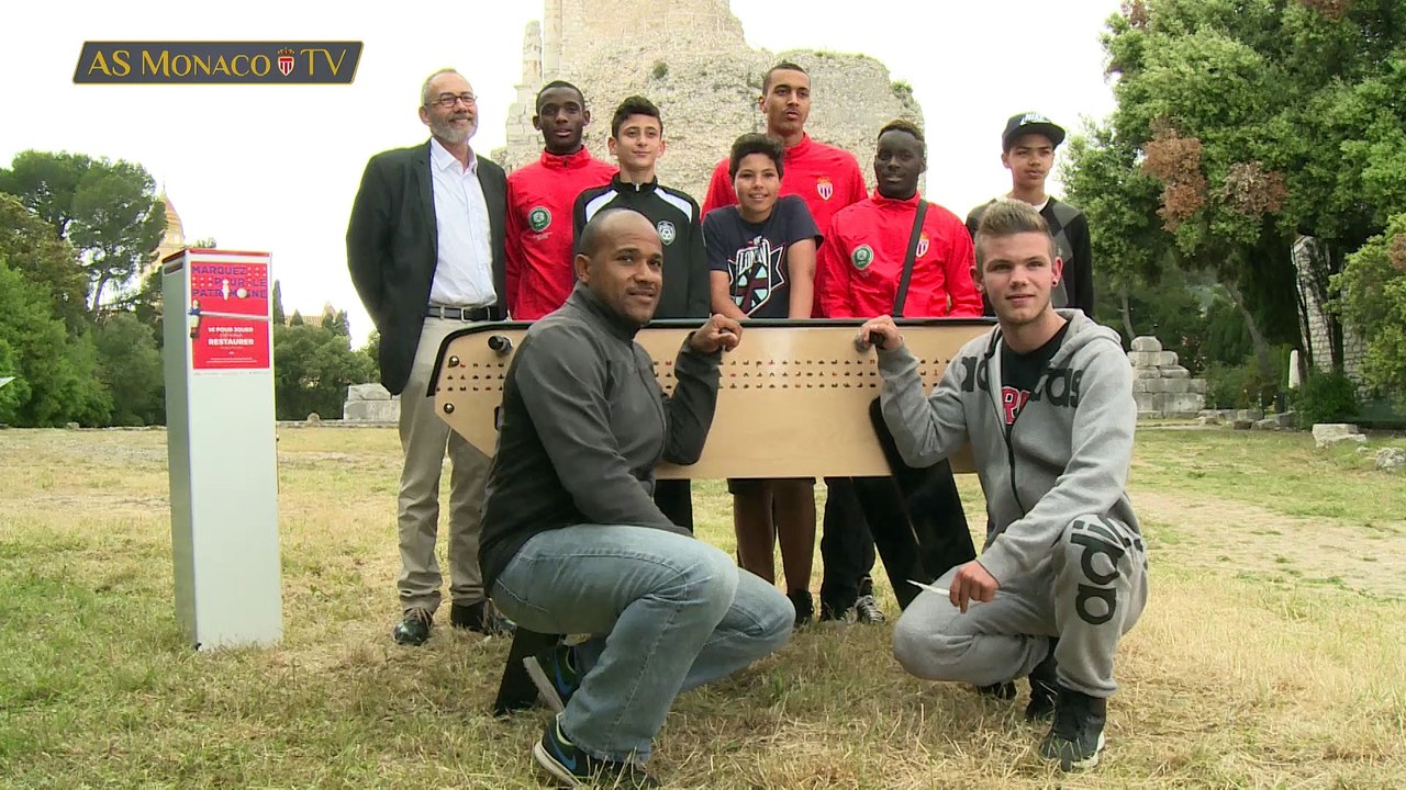 Euro 2016 : Opération "Marquez pour le Patrimoine" pour les jeunes de l'AS Monaco