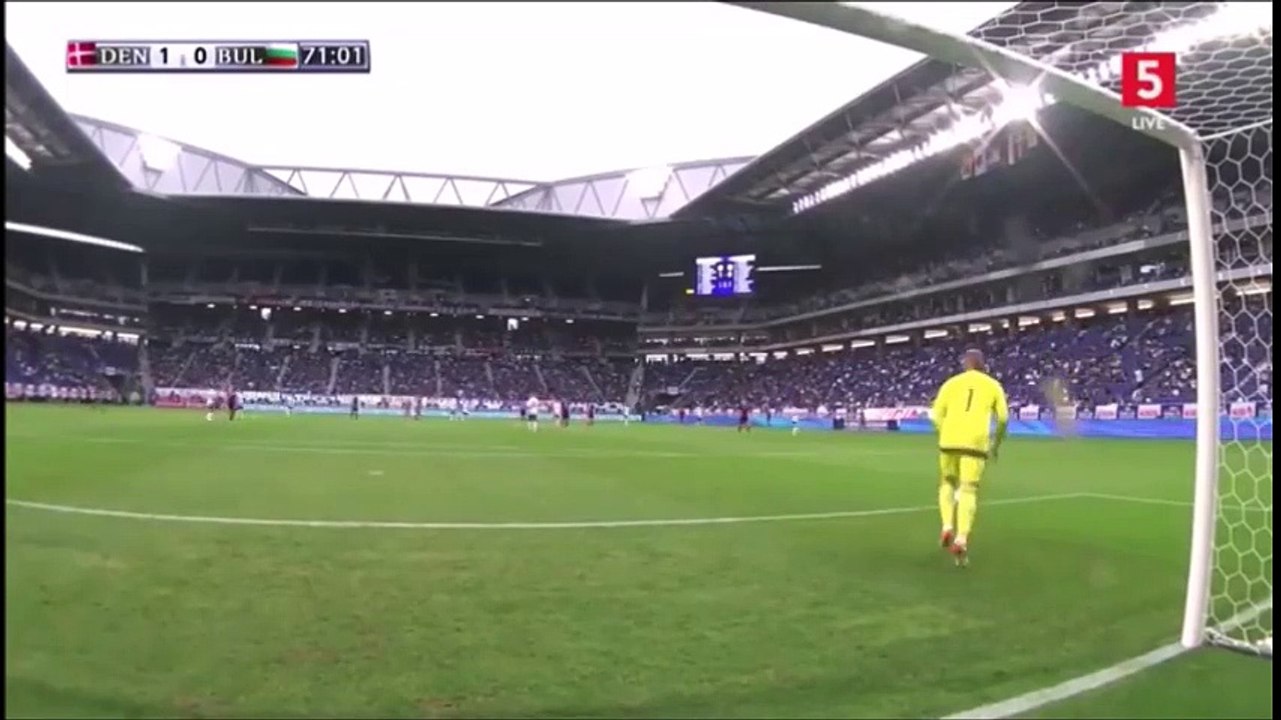 Christian Eriksen Goal HD - Denmark 2-0 Bulgaria 06.06.2016