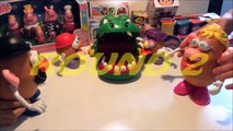 Mr. Potato Head vs Mrs. Potato Head - Crocodile Dentist Challenge Round 2: Disney, Pixar, Toy Story