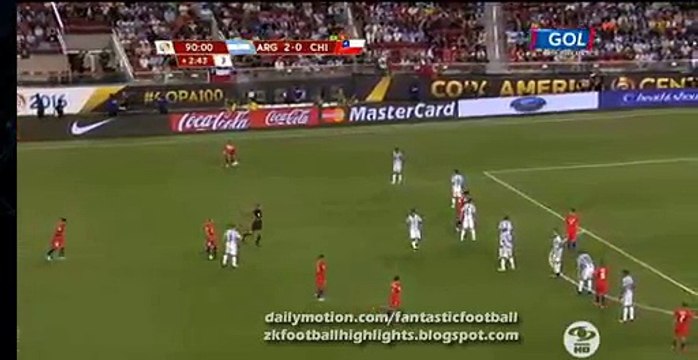 2-1 Jose Fuenzalida Goal - Argentina 2-1 Chile 06.06.2016 HD Copa America