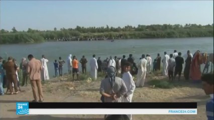 مئات العراقيين يهربون من الفلوجة