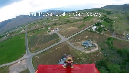 Landing in Wind Clip RC Plane