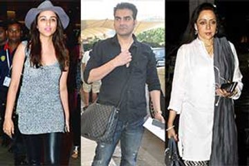 Bollywood stars spotted at the International Airport