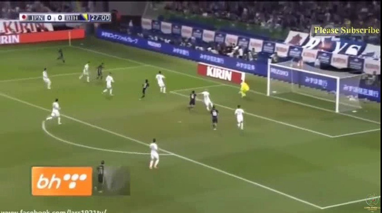 Hiroshi Kiyotake Goal HD - Japan 1-0 Bosnia Herzegovina 07.06.2016