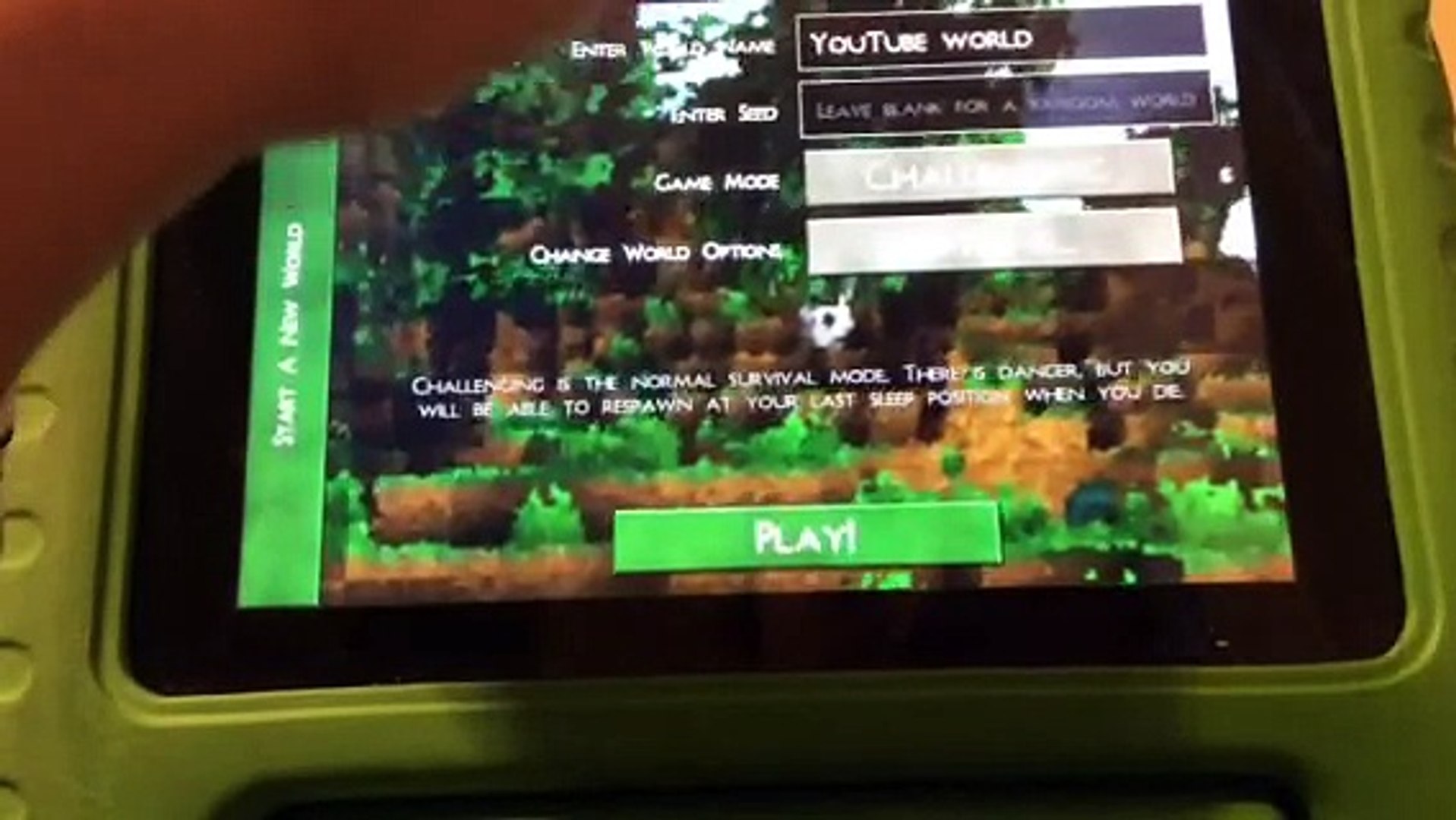 REAL LIFE MINECRAFT! (Survival Craft #1)