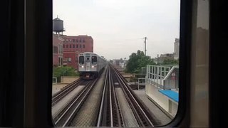 CTA Pink Line L Train, 26 May 13