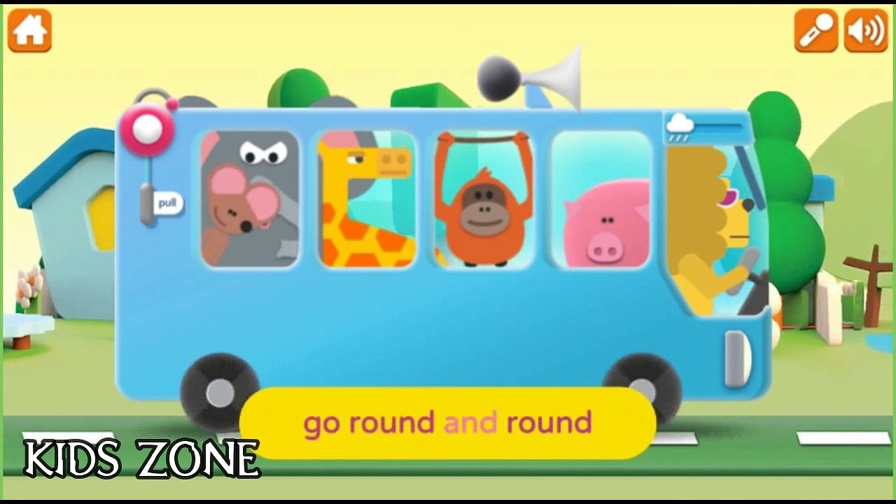 Wheels On the Bus Nursery Rhymes Song dor Kids Nick Jr