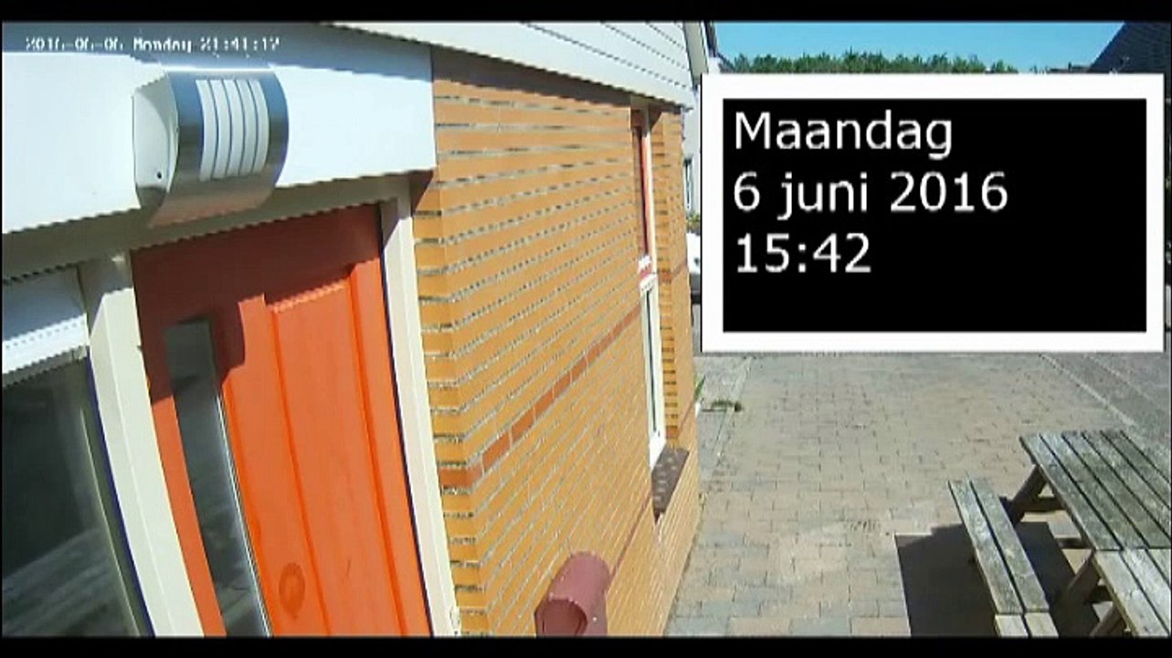 Knallen duidelijk te horen op camerabeelden in Middelstum - RTV Noord