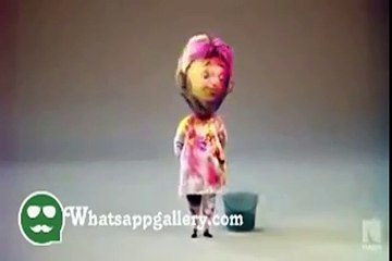 whatsapp funny videos wishing happy holi india