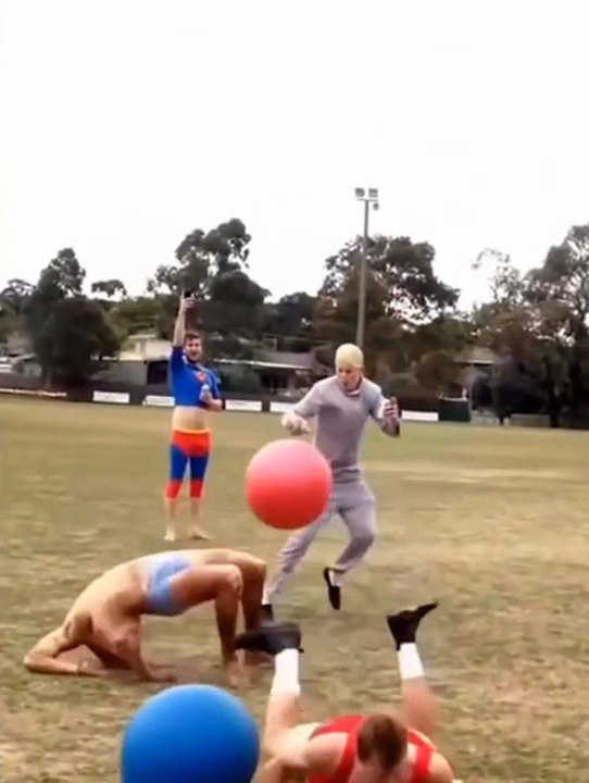 Excerise Ball Jousting Fail