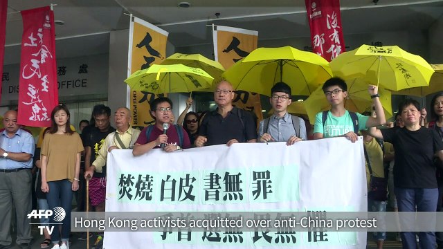Hong Kong student leader Wong acquitted over anti-China protest