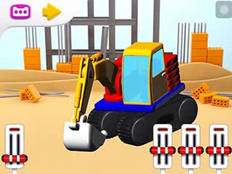 Trò Chơi lắp ráp, điều khiển xe Cần Cẩu đỏ rất đẹp cho bé