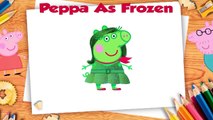Peppa Pig Costumes Party Finger Family Nursery Rhymes Lyrics | Cartoon For Kids