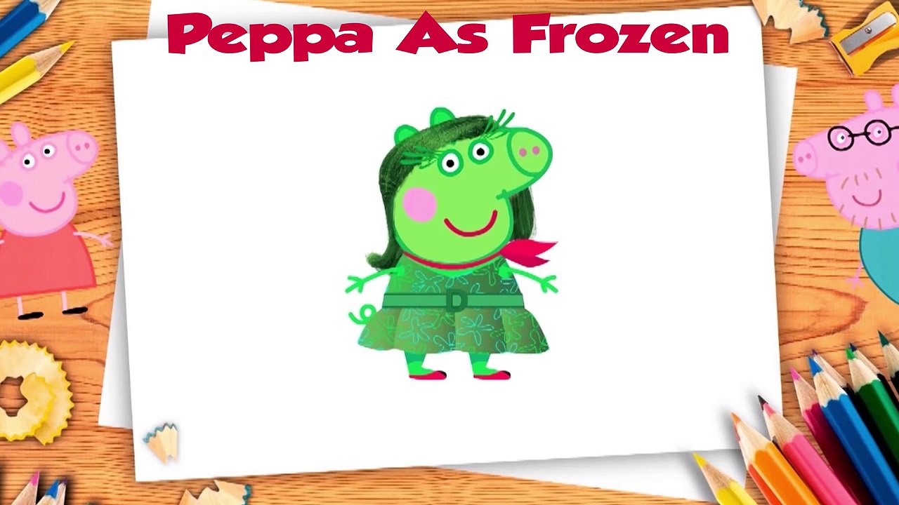 Peppa Pig Costumes Party Finger Family Nursery Rhymes Lyrics | Cartoon For Kids