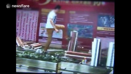 Man smashes architect's models after disagreement with property company
