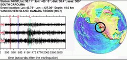 Earthquake in VANCOUVER ISLAND, CANADA REGION (M5.70): 2013/8/4 13:22:28 GMT