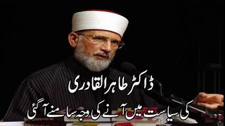 Why Dr Tahir ul Qadri Entered In Politics?