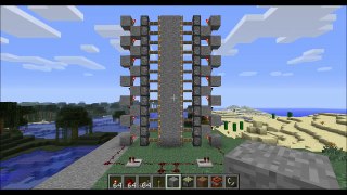 Minecraft - Large Piston Door Tutorial