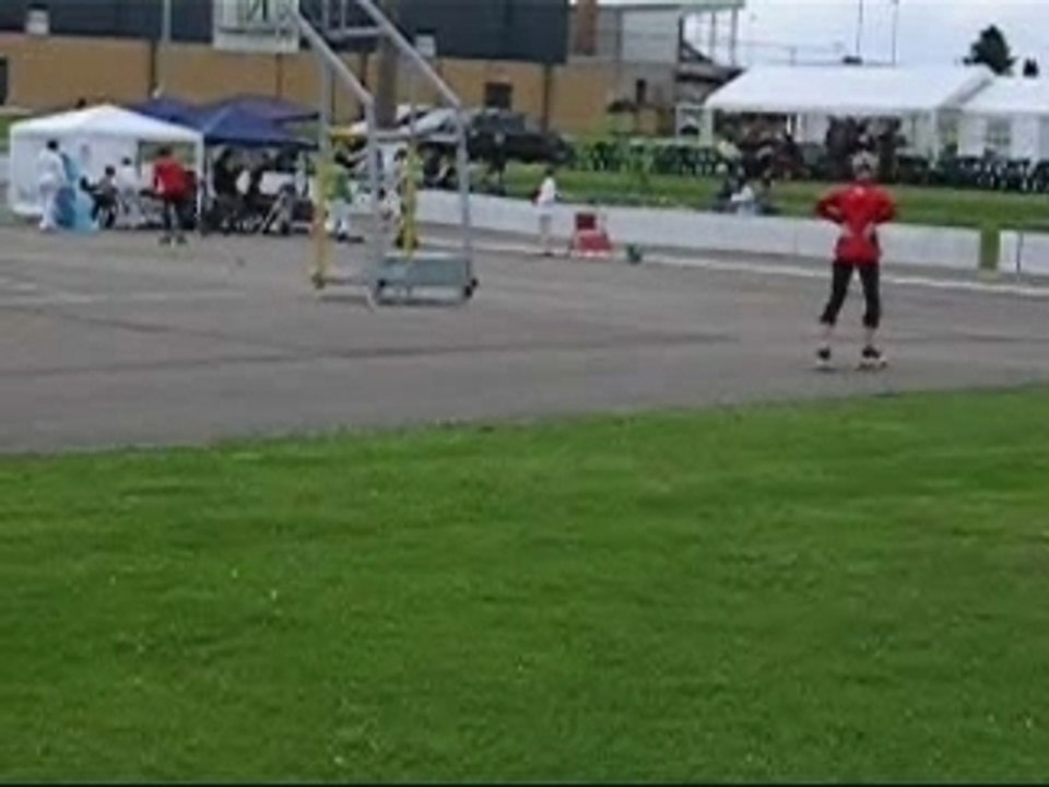 championnat de Belgique roller 300m piste femme