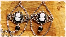 Tutorial - Jewels simple Vintage Earrings and Brooch ★ DIY