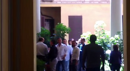 Roma, l'abbraccio fra Totti e Pallotta