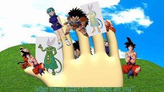 [Finger Family] Dragon Ball Z Fun Funny Fun Kids Rhymes Nursery Songs